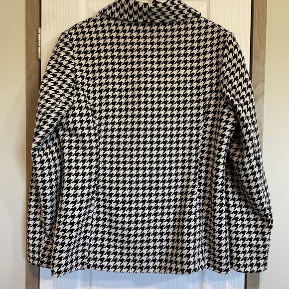 Michael P Plus Pea coat Houndstooth Womens 2X Double Breasted Clueless Tailored - Picture 5 of 10